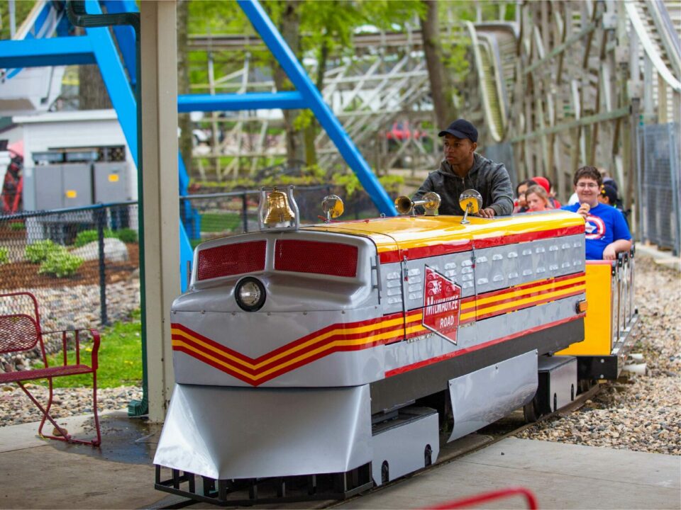 Long Lines Train at Arnolds Park Amusement Park
