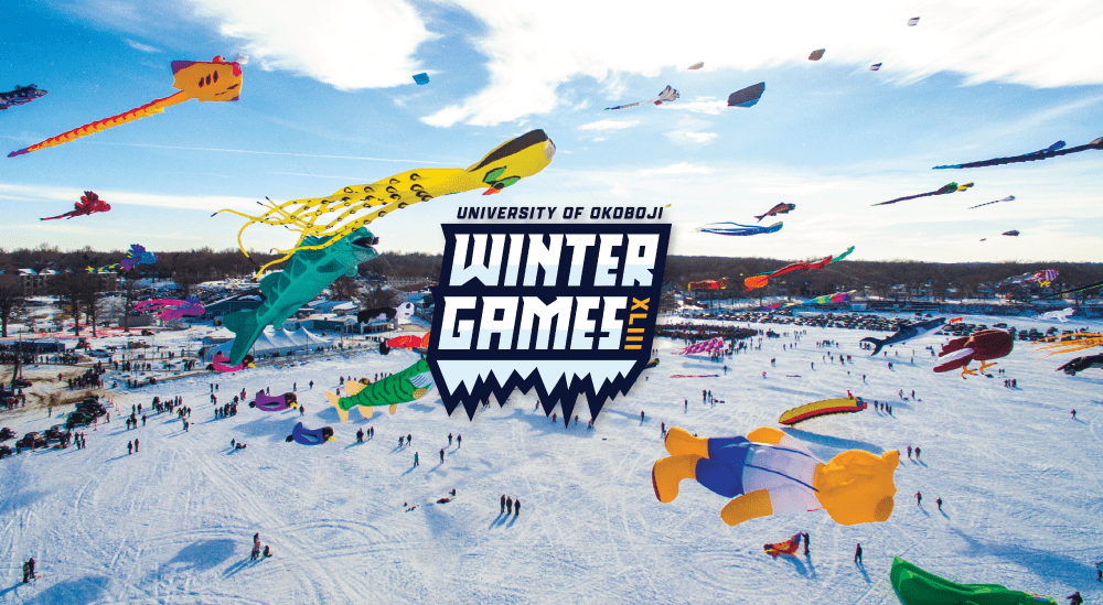Okoboji Winter Games Kite Festival ⋆ Arnolds Park